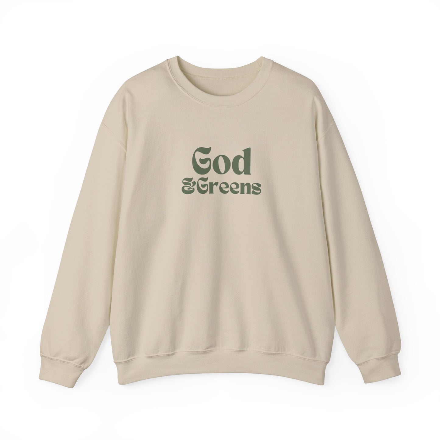 God & Greens Crewneck Sweatshirt