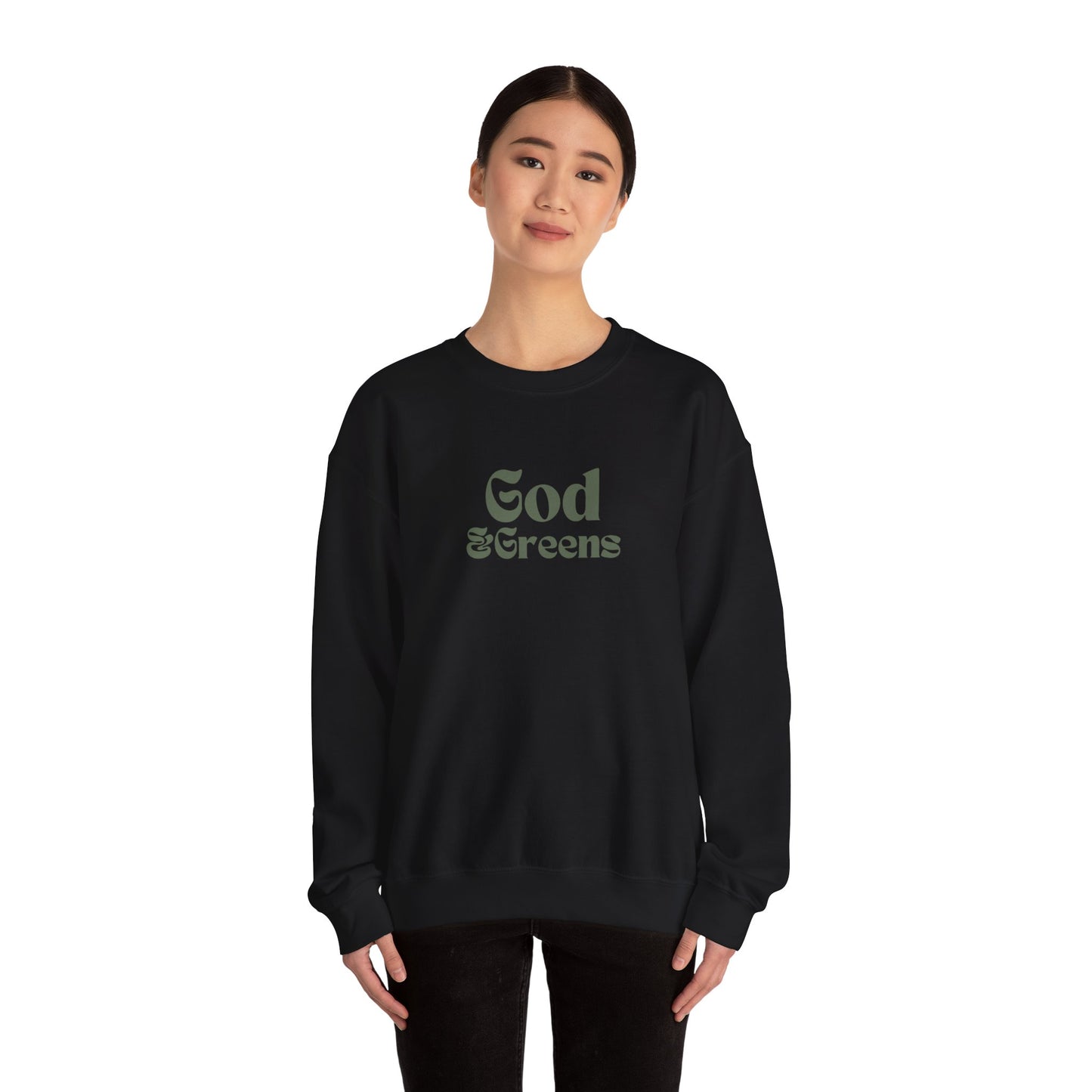 God & Greens Crewneck Sweatshirt