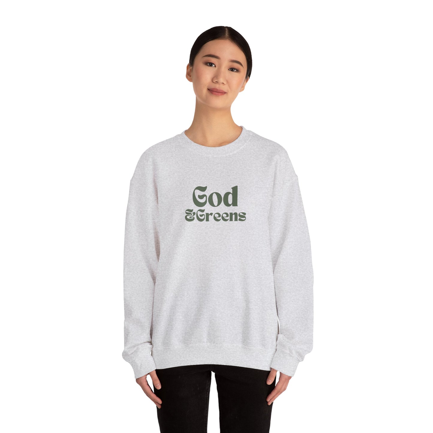 God & Greens Crewneck Sweatshirt