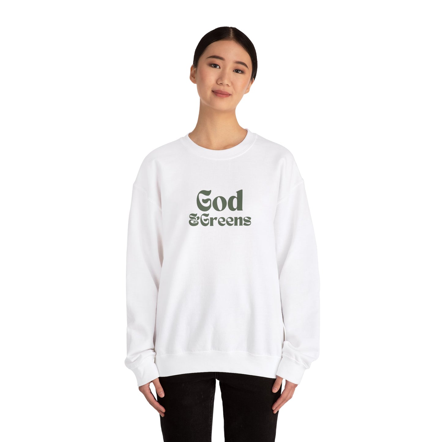 God & Greens Crewneck Sweatshirt